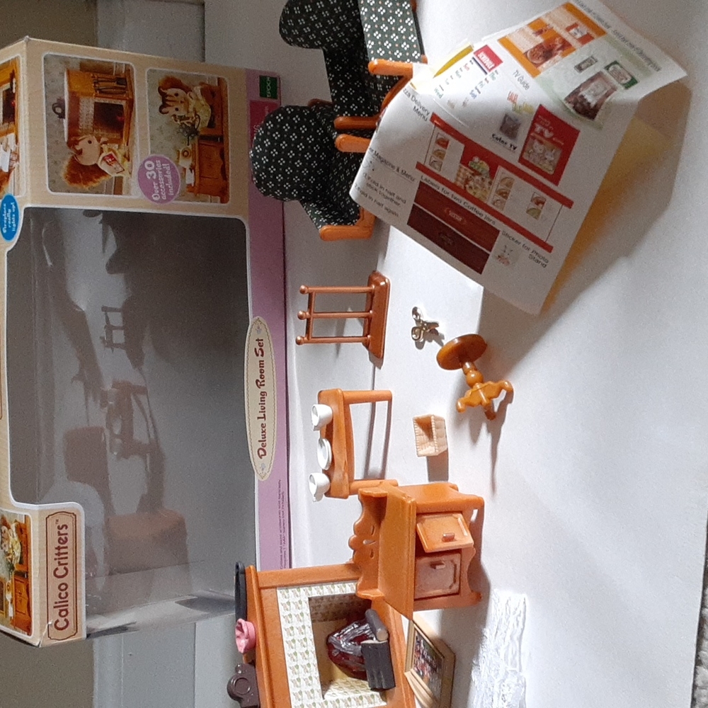 Calico Critters Deluxe Living Room Set